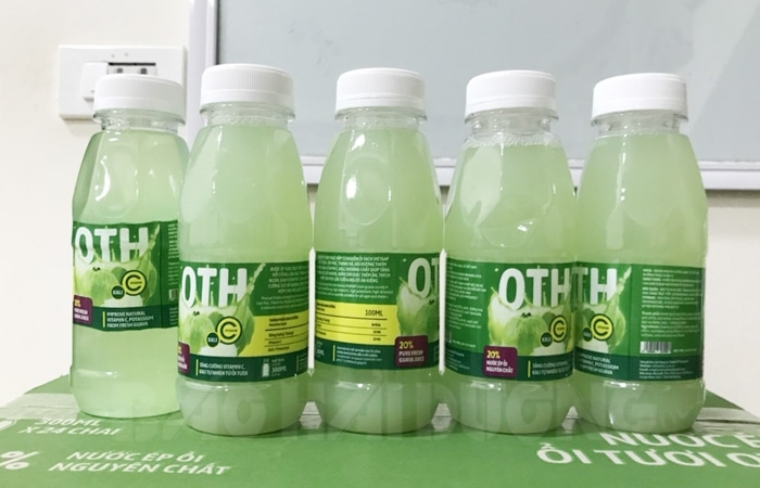 Công ty TNHH Ổi Thanh Hà mới đưa ra thị trường sản phẩm chai nước ép ổi 